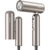 DREAME Pocket Neo, Hochgeschwindigkeits-Haartrockner Gold mit 1.300 Watt, klappbar, leise (60 dB), 3 Temperatur- und 2 Geschwindigkeitsstufen
