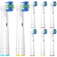 Bild für Perfekto24 Aufsteckbürsten Kompatibel für Oral B Zahnbürsten (8er Pack Weiß)