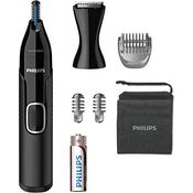 Philips Nose Trimmer Series 5000 Nasenhaar, Ohrenhaar und Augenbrauentrimmer mit PrecisionTrim-Technologie (Modell NT5650/16)