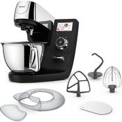 Tefal I-Coach Touch Küchenmaschine, 1200 W, 21 Auto-Programme, inkl. Back-Zubehör und App, Touchscreen, Schwarz/Silber