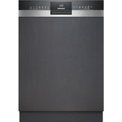 Siemens iQ300, Teilintegrierter Geschirrspüler, 60 cm, Edelstahl, XXL, SX53ES02CE