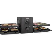 Princess Raclette Purify, 8 Personen, Integriertes Luftfiltersystem, Verstellbarer Thermostat, Spülmaschinenfeste Teile, Antihaftbeschichtung, Modernes Design, Überhitzungsschutz, 162660