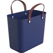 Rotho Albula Einkaufskorb 25l, Kunststoff (PP recycelt), blau , 25l