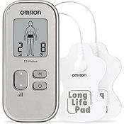 Omron TENS-Gerät E3 Intense HV-F021-ESL, tragbares Schmerztherapiegerät mit intensiven Massage- und Einstellungsoptionen