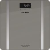 Taurus Inception Precission Intelligente Personenwaage, misst Körperfett- und Wasseranteil, Speicher für 10 Benutzer, LCD-Display, gehärtetes Glas, max. Gewicht 180 kg, Genauigkeit 0,1 kg