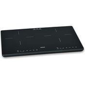 SEVERIN DK 1033 Doppel-Induktionskochplatte, 2 Kochfelder mit Touch-Display, 10 Leistungsstufen, schwarz