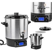 DEMA Einkochautomat DEA2000DX, Edelstahl Einkochautomat mit 27 Liter Kesselinhalt, Digital-Timer und Temperaturregelung