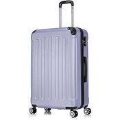 Flexot® Flex-2045 Koffer XL Zwillingsrollen Reisekoffer Trolley Hartschale in Flieder