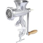 OTTO Fleischwolf JCW-8-2 Fleischwolf Aluminium, Lochgröße: 5 mm, Wurstfülltrichter und Gebäckaufsatz-Set