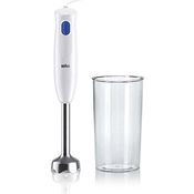 Braun Stabmixer MQ10.001M MultiQuick 1 - Extra Leichter Pürierstab mit Edelstahl-Mixfuß und EasyTwist System, inkl. 600 ml Mix- & Messbecher, 450 Watt, Weiß