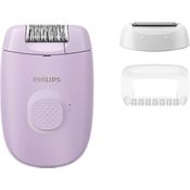 Philips 2000 BRE237/00 Epilierer für Damen, kabelloses Gerät mit Massageaufsatz zur schmerzarmen Haarentfernung