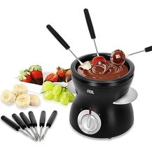 Bild für ADE elektrisches Schokofondue 250ml mit 6 Spießen 