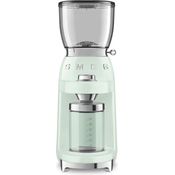 Smeg Kaffeemühle CGF11PGEU, konisches Edelstahlmahlwerk mit 30 Mahlgrad Einstellungen, 350 g Kaffeebohnenbehälter, Premium Aluminium-Druckgussgehäuse, Pastellgrün