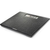 Soehnle Personenwaage Style Sense Comfort Coral, Körperwaage mit großem LCD-Display, rutschhemmender Oberfläche, bis 180kg, schwarz