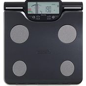TANITA BC-613 Segmentale Körperanalysewaage Körperfett Muskelmasse pro Körperteil Tägliche Kalorienaufnahme 10 Ablesungen Schwarz