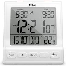 Bild für Mebus Digitaler Funk-Wecker mit Thermometer