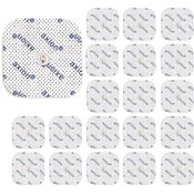 Axion Elektrodenpads TENS EMS, selbstklebende GEL Elektroden 50 x 50 mm, Sparset 20 St. mit 3.75 mm Druckknopfanschluss, kompatibel mit Compex