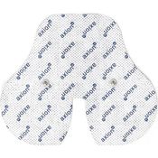 Axion Elektrodenpads für Sanitas, Beurer - 13x11cm, 3.5mm Druckknopfanschluss, selbstklebend, 1 St. für Nacken, optimale Stromverteilung