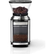 Cuisinart DBM8V2E, Kaffeemühle mit Keramikmahlplatten, 18 Mahlgradeinstellungen, Silber, Schwarz, 250 g Kapazität