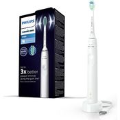 Philips Sonicare 3100 Series elektrische Zahnbürste mit Schalltechnologie, mit Drucksensor und Bürstenkopf-Wechselanzeige, weiß (Modell HX3671/13)