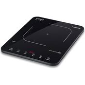 Caso ProSlim 2000 - Mobiles Induktionskochfeld, 2000W, 10 Leistungs- & Temperaturstufen, Sensor-Touch, LED-Anzeige, Auto-Topferkennung, Timer, Überhitzungsschutz, Kindersicherung, Schwarz