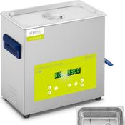 Ulsonix Ultraschallreiniger 6,5 L Ultraschallgerät Degas Ultraschall Reiniger 180 W, Edelstahl, 80 °C, 300 W, 40 kHz