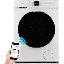 Bild für Midea MF200W100WB-14A Waschmaschine / 10KG / 1400 U/min/A/Leiser & effizienter Inverter Motor/Wasserschutzsystem/Steam Care/Nachlegefunktion/APP-Steuerung/AquaStop