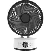 MEACO MeacoFan Sefte® Tischventilator - 10" Luftumwälzer mit 12 Geschwindigkeiten - Horizontale und vertikale Oszillation - Ultraleise, ferngesteuerte Kühlung