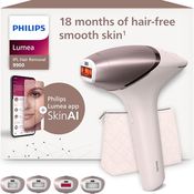 Philips Lumea IPL 9900 Series Haarentfernungsgerät BRI951/00, kabellos mit SenseIQ & SkinAI Technologie, 4 Aufsätzen für Körper, Gesicht & Präzisionsbereiche