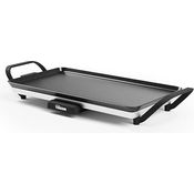 Tristar Tischgrill Slim M – Großzügige Backfläche von 46 x 26 cm – Antihaftbeschichtung – Abnehmbare Cool-Touch Griffe – Einstellbarer Thermostat – Leicht zu reinigen – BP-2667