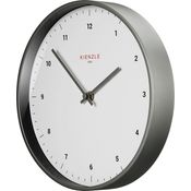 Kienzle Wanduhr KIENZLE Funkwanduhr Classic, 25 cm Durchmesser, Stahlrahmen, geräuschlos, schwarz