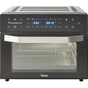 Bimar B301 Digitaler Backofen 30 Liter Elektronische Fritteuse Luftfritteuse Touchscreen Bildschirm, 18 Programme, Edelstahl