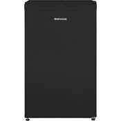 TELEFUNKEN Kühlschrank mit Gefrierfach/Eiswürfelfach | Freistehend | 89 Liter Nutzinhalt | Kühlschrank klein mit Gemüsefach | LED-Beleuchtung | Türanschlag wechselbar | CF-33-101-B2 schwarz