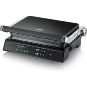 SEVERIN SEVINI Comfort digitaler Sandwich-Maker, keramikbeschichtet, Indoor-Grill bis 230°C, 1.800 W, schwarz