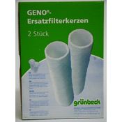 Grünbeck Geno Filterkerze 50, Wasserfilter für Enthärtungsanlagen, 2er Set, ohne Schutzglocke, passend für verschiedene Filtertypen