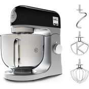 Kenwood kMix KMX750BK Küchenmaschine, 5 l Edelstahl Schüssel, Safe-Use-Sicherheitssystem, Metallgehäuse, 1000 Watt, inkl. 3-Teiligem Patisserie-Set und Spritzschutz, schwarz,Serie: kMix