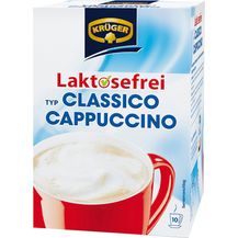 Bild für Krüger Cappuccino Classico laktosefrei Getränkepulver 10x15g 150g