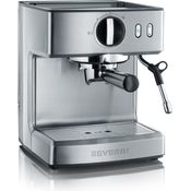 Severin KA 5990 Espressomaschine Siebträgermaschine, 2,1 l Wassertank, Dampfdüse, silber