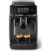 Philips 2200 Serie EP2220-10 Kaffeevollautomat, 2 Kaffeespezialitäten, Schwarz-Schwarz-gebürstet