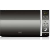 Caso MCG30 chef Design Mikrowelle mit Grill und Heißluft 3in1, Standgerät, 30 Liter Garraum, 900 Watt, silber