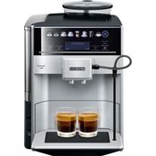 Siemens EQ.6 plus s300 TE653501DE Kaffeevollautomat, Speicherung Profile, Dampf-Reinigung, 1.500 Watt, silber, mit Milchsystem und integriertem Mahlwerk