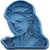 Cuticuter Bestie Ausstechform, Design Bella 2017, blau, 8 x 7 x 1.5 cm