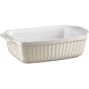 Mäser 931489 Serie Kitchen Time, Auflaufform klein, rechteckig, ideal auch für Lasagne, als kleine Backform und Tiramisu-Form, kratz- und schnittfeste eckige Ofenform, 25,5 x 16 x 7 cm, Keramik, Grau