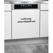 Bauknecht BBC 3B+26 X, Geschirrspüler, E, Geräuschemissionsklasse C, Geräuschemissionen 46 Dezibel