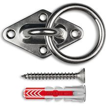 Bild für Edelstahl Halterung mit Edelstahl-Schrauben und Dübel