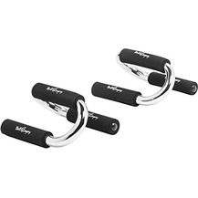 Bild für Bad Company Premium Liegestützgriffe I Push Up Stand Bar für Liegestütze mit gepolsterten Griffen I Parallettes für das Oberkörpertraining I Minibarren