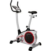 Christopeit Sport Fahrrad-Heimtrainer AL 2 Silber - 24-Stufig, bis 150kg Gewicht, 9kg Magnet-Bremssystem, LCD-Display