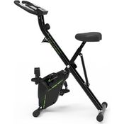 TRETMANN Neu Tretmann Hometrainer fahrrad Klappbar Set-extra bequem & leise [RelaxFoam] bis 150KG Belastbar Ergometer, Heimtrainer fahrrad, Ergometer Heimtrainer Senioren,  Bike Indoor, Fitnessbikes