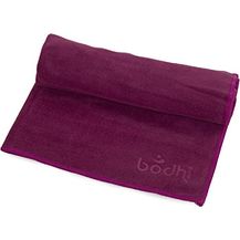 Bild für Yogatuch NO SWEAT Towel S, kleines Yoga Handtuch, extra saugfähig und schnell trocknend, 68 x 40 cm, z. B. für Hot Yoga (aubergine)