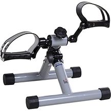 Bild für HOMCOM Mini Heimtrainer Beintrainer Fitness Pedaltrainer Armtrainer faltbar Mini-Bike stufenloser Widerstand für Hilfsrehabilitation und Mobilität Stahl Silbergrau 33 x 34 x 32 cm